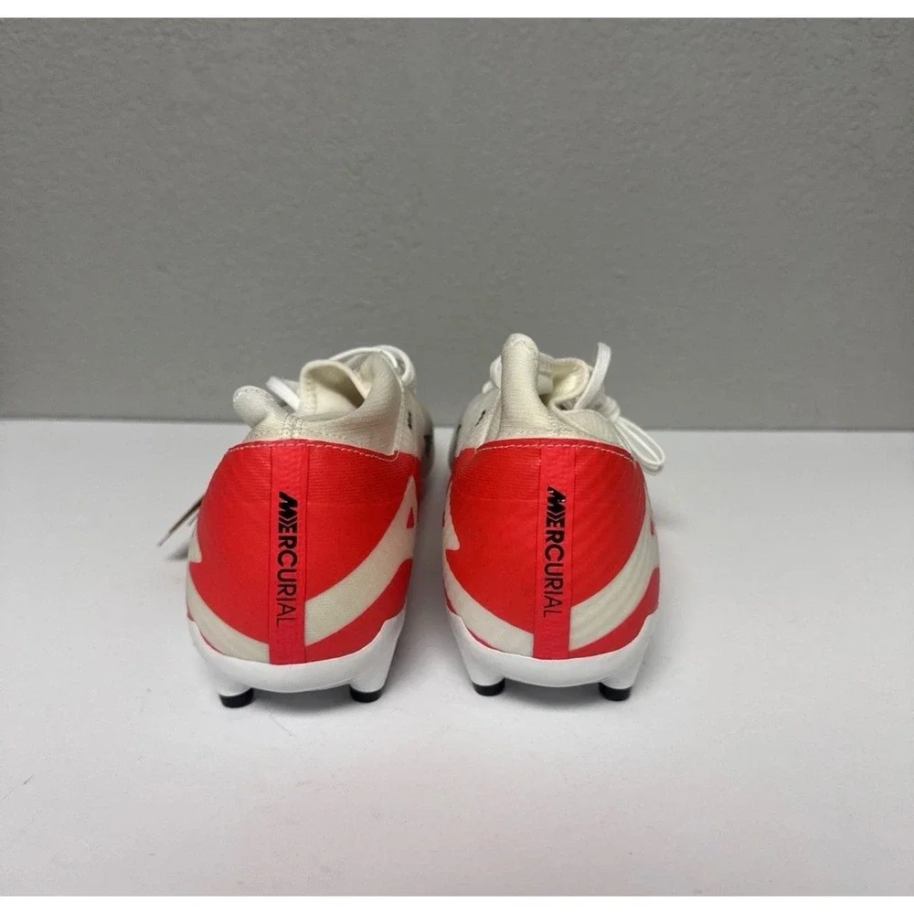 Nike Zoom Mercurial Vapor 15 Pro AG Mens Soccer Cleats White Red DJ5601-101 11.5